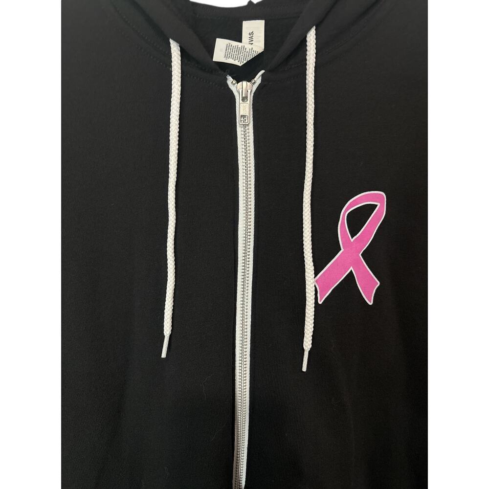 Breast Cancer Survivor Full Zip Sweater-Size M—NWOT - Picture 3 of 4